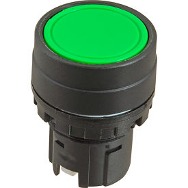 Allpoints 8014207 Switch Push-Button Flush Green