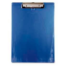 Saunders Recycled Plastic Clipboard with Low Profile Clip 8-1/2"" x 11"" Ice Blue