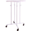 Econoco Pipeline 36"" Diameter Gloss White Round Rack