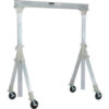 Global Industrial™ Adjustable Height Aluminum Gantry Crane 12'W x 9'6""-12'H 2000 Lb. Capacity