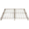 Welded Wire Open Deck Pallet Galvanized Steel 4-Way Entry 48"" x 48"" 4000 Lb Static Capacity