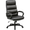 Lorell® Soho High-Back Leather Executive Chair