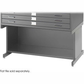 Safco® High Flat File Cabinet Base For 4994 40-1/2""W Gray