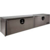 Buyers Products Smooth Aluminum Topsider Truck Box18x16x96"" Silver 1751668
