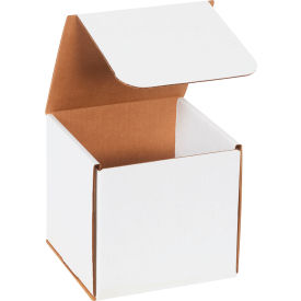Global Industrial™ Corrugated Mailers 6""L x 6""W x 6""H White