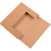 Global Industrial™ Corrugated Easy-Fold Mailers 11""L x 8-1/2""W x 3""H Kraft