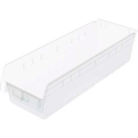 Akro-Mils ShelfMax® Plastic Nesting Storage Shelf Bin 30084 - 8-3/8""W x 23-5/8""D x 6""H Clear