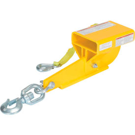 Auto-Tension Swivel Hook Single Fork Forklift Hook Attachment 4000 Lbs. Capacity
