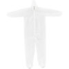 Global Industrial™ Disposable Polypropylene Coverall Elastic Hood & Boots WHT 2XL 25/Case