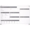 Ghent Graphics Slide Changeable Glassboard w/ Standoffs Horizontal 18""H x 24""W