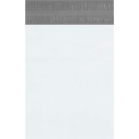 Global Industrial™ Returnable Poly Mailers 12""W x 15-1/2""L 2.5 Mil White 100/Pack