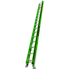Little Giant Hyperlite Extension Ladder w/ Cable Hooks & Auto-Leveler 32' Type IAA 375 lb. Cap.
