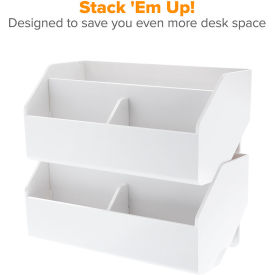 Bostitch Konnect Wide Storage Bin White