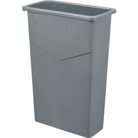 Global Industrial™ Slim Trash Can 23 Gallon Gray
