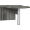 Safco® Aberdeen 72""W Freestanding Peninsula 72""W x 36""D x 29-1/2""H Gray Steel