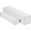 Global Industrial™ Square Mailing Tubes 2""W x 2""D x 37""L White