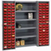 Global Industrial™ Bin Cabinet Deep Door 96 RD Bin Shelves 16 Ga Unassembled Cabinet 38x24x72