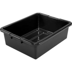 Global Industrial™ NSF Plastic Bus Tub 21-1/2""L x 17-3/4""W x 7""H Black