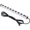 Global Industrial™ Power Strip 9 Outlets 15A 25""L 15' Cord