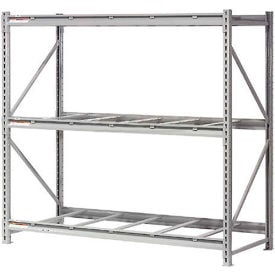 Global Industrial™ 3 Level Extra HD Bulk Storage Rack No Deck Starter 72""W x 24""D x 120""H