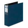 Economy Round Ring Reference Binder 3"" Capacity Blue