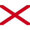 4X6 Ft. 100 Nylon Alabama State Flag
