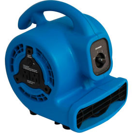 XPOWER Mini Mighty Air Mover With Daisy Chain 3 Speed 1/8 HP 475 CFM