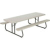 Lifetime® 8' Folding Picnic Table Putty