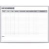 Ghent Operating Room Graphic Whiteboard - Dry Erase Surface - 3' x 4' - Silver Frame