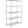 Nexel® 5 Shelf Poly-Z-Brite® Wire Shelving Unit Starter 36""W x 21""D x 63""H