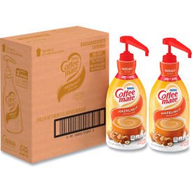 Coffee mate® Liquid Coffee Creamer Hazelnut 1.5 Liter Pump Bottle 2/Carton