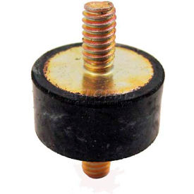 Vibration Mount 2 Threaded Studs .59"" Dia 10mm H M4 x .7 Thread