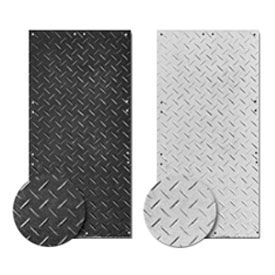 Checkers® AlturnaMATS® HDPE Ground Protection Mat 2' x 4' Black AM24