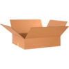 Global Industrial™ Flat Cardboard Corrugated Boxes 24""L x 20""W x 6""H Kraft