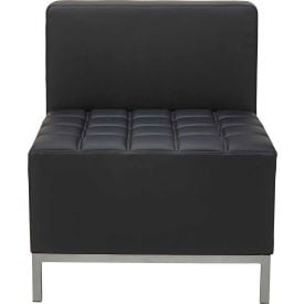 Alera® Armless Sectional Seating - 26-3/8"" x 26-3/8"" x 30-1/2"" - Black - QUB Series