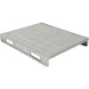 Solid Closed Deck Pallet Steel 4-Way Entry 39-1/2"" x 47"" 4000 Lb Static Capacity