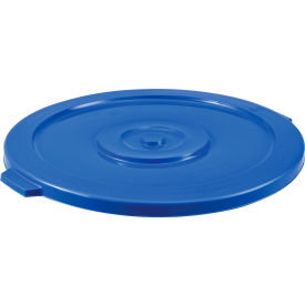 Global Industrial™ Plastic Trash Can Lid - 32 Gallon Blue