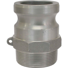 3"" Aluminum Camlock Fitting - Male Coupler x MPT Thread
