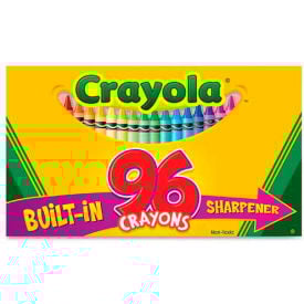 Crayola® Regular Crayons Built-In Sharpener Assorted 96/Box