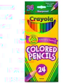 Crayola® Colored Pencils Sharpened Assorted 24/Set