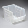 Global Industrial™ Plastic Hang & Stack Bin 10-3/4""L x 8-1/4""W x 7""H Clear