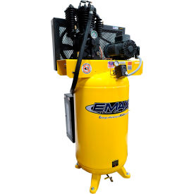 EMAX ES05V080I1 5 HP Two-Stage Compressor 80 Gallon Vertical 175 PSI 17 CFM 1-Phase 208-230V