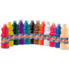Prang 21696 Ready-to-Use Tempera Paint 12 Assorted Colors 16 oz 12/Pack