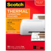 Scotch® Letter Size Thermal Laminating Pouches 5 mil 100/Pack
