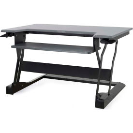 Ergotron® WorkFit-T Sit-Stand Desktop Workstation Black