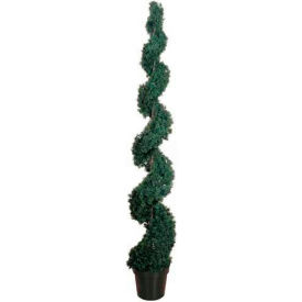 Nearly Natural 6' Cedar Spiral Silk Tree (Indoor/Outdoor)