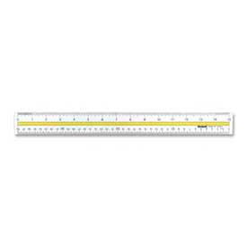 Westcott® Data Highlight Ruler 15"" Long Acrylic Clear