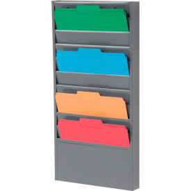 Global Industrial™ Hanging 10 Pocket Wall Mounted Medical Chart File Holder