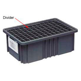 Quantum Conductive Dividable Grid Container Short Divider - DS93030CO Sold Pack Of 6