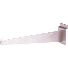 10"" Shelf Bracket for Slatwall - Satin Nickel